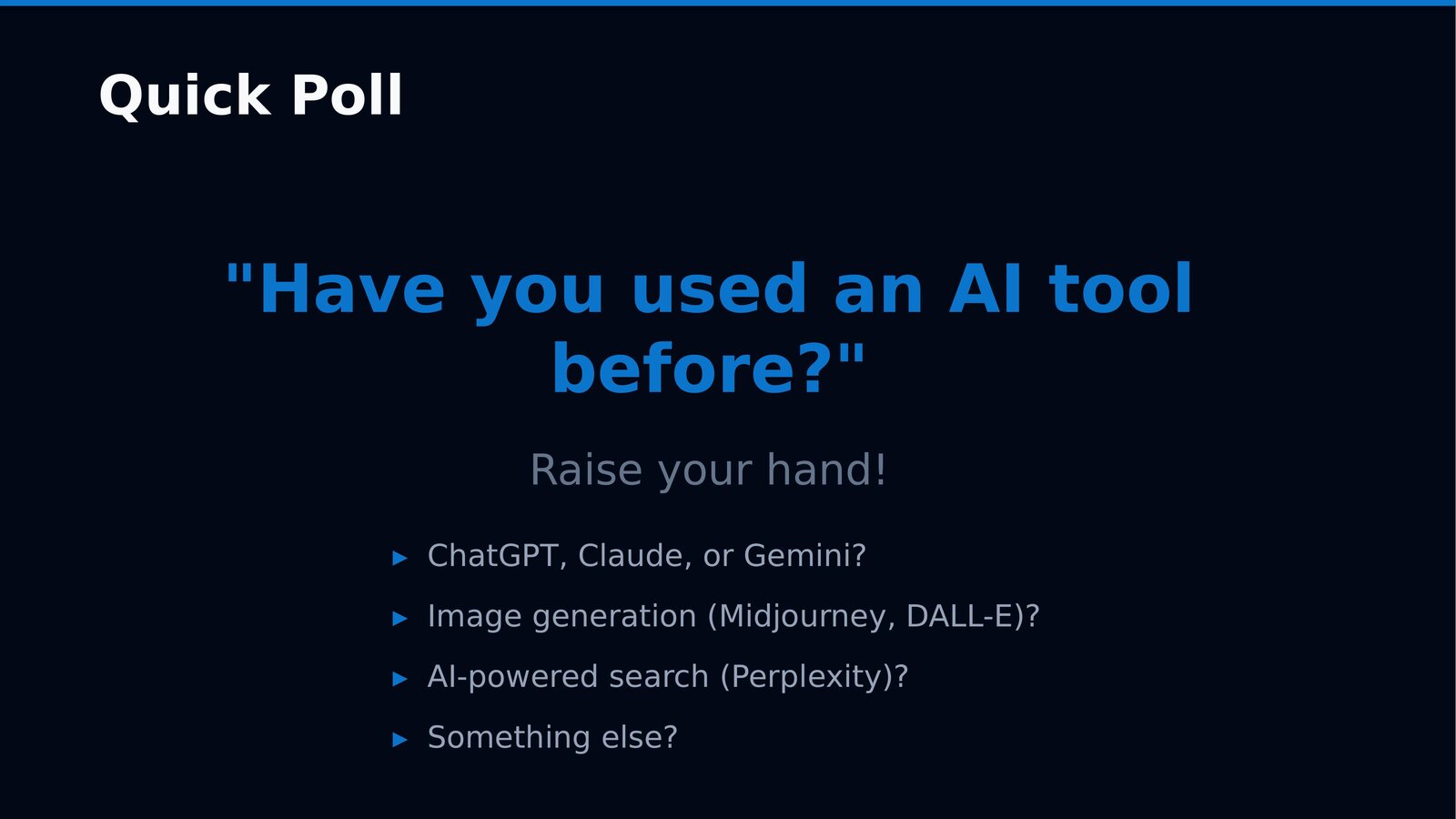 AI Demystified: Understanding LLMs and Their Impact — slide 3 of 34